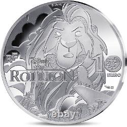 10 Euro Silver Proof Lion King Lion King France 2024 Silver France