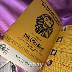 10th Anniversary South Africa RARE Disney The Lion King Theatre Program Musical
