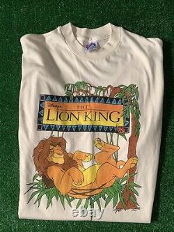 1990's LION KING MUFASA MOVIE PROMO T-SHIRT XL NOS