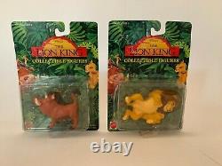 1994 Mattel Disney The Lion King Collectible Figures Set of 10 Circle of Friends