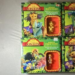 1994 Mattel Disney The Lion King Jungle Friend Babies Figures Lot of 6