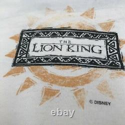 1994 Vintage DISNEY THE LION KING T Shirt XL Single Stitch Movie