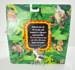 1994 Vintage Mattel Lion King Shenzi Hyena Vinyl Head Plush Toy in Box