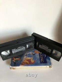 1995 WALT DISNEY's THE LION KING Masterpiece Collection VHS Tape 2977 & Simba