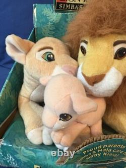 1998 Rare Disney The Lion King Simba's Family Pride 9 Plush In Box Nala Kiara