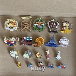 20 Disney Pins Pirates Goofy Pluto Lion King Marie Winnie the Pooh Piglet Chip