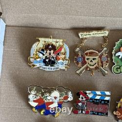 20 Disney Pins Pirates Goofy Pluto Lion King Marie Winnie the Pooh Piglet Chip