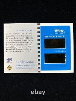 2003 Upper Deck Disney Treasures Reel Piece #PH10 Lion King Cant Wait to be King