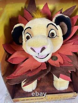 2018' Disney S Exclusive The Lion King SIMBA Plush 12 Ld Ed Of 3500. New OG Box