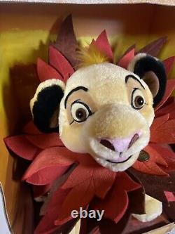 2018' Disney S Exclusive The Lion King SIMBA Plush 12 Ld Ed Of 3500. New OG Box