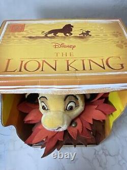 2018' Disney S Exclusive The Lion King SIMBA Plush 12 Ld Ed Of 3500. New OG Box