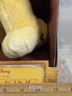 2018' Disney S Exclusive The Lion King SIMBA Plush 12 Ld Ed Of 3500. New OG Box