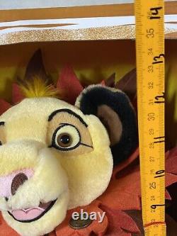 2018' Disney S Exclusive The Lion King SIMBA Plush 12 Ld Ed Of 3500. New OG Box