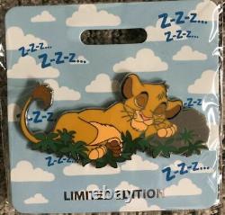 2019 Disney D23 Expo WDI MOG The Lion King Simba Cat Nap Jumbo Pin LE 300