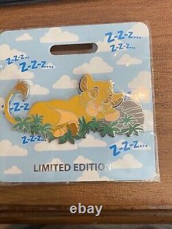 2019 Disney D23 Expo WDI MOG The Lion King Simba Cat Nap Jumbo Pin LE 300