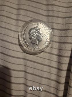 2019 Disney Lion King 25th Anniversary 1oz Silver Coin Niue. 999 Simba