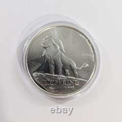 2019 Disney Lion King 25th Anniversary Simba Niue 1 oz 999 Silver Coin lot 12