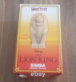 2020 Mondo Teekis Disney The Lion King Simba Tiki Mug Blue Remember Variant