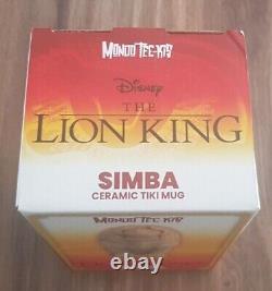 2020 Mondo Teekis Disney The Lion King Simba Tiki Mug Blue Remember Variant