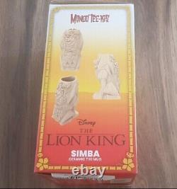 2020 Mondo Teekis Disney The Lion King Simba Tiki Mug Blue Remember Variant