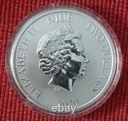 2020 Niue 1oz $2 Disney Lion King Circle of Life 25th Anniversary Silver Coin#93