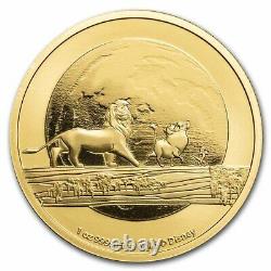 2021 Niue 1 oz Gold $250 Disney Lion King Hakuna Matata BU SKU#235413
