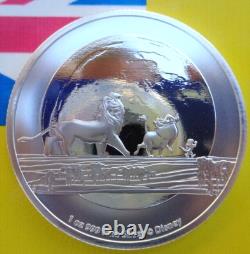 2021 Niue Lion King HAKUNA MATATA Disney $2 BU silver coin. 999 fine silver
