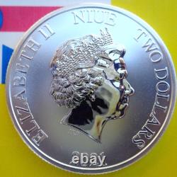 2021 Niue Lion King HAKUNA MATATA Disney $2 BU silver coin. 999 fine silver
