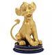 2022 Walt Disney World 50th Anniversary Lion King Simba Gold Statue Figure