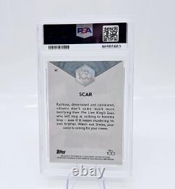 2023 Disney Topps Chrome Scar #62 Lion King Pink 343/399 PSA 10