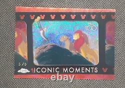 2023 Topps Chrome Disney 100 Red Kaleidoscope /5 Lion King The Circle Of Life