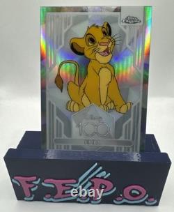 2023 Topps Chrome Disney 100 Refractor Lion King's Simba #65