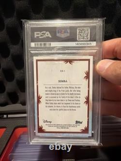 2024 Topps Chrome Disney Lion King 30th Anniversary #lk1 Simba Psa 10