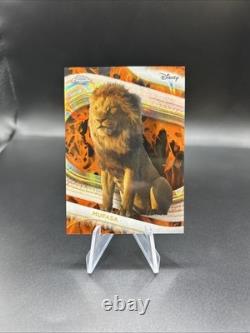 2025 Topps Chrome Disney Mufasa Lava Refractor /15 The Lion King