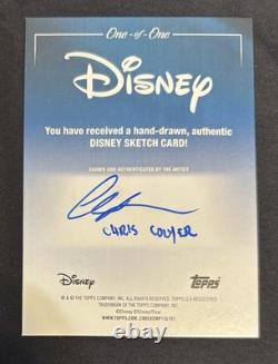 2026 Topps Disney Chrome Simba Sketch The Lion King Artist Chris Colyer 1/1