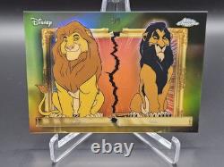 2026 Topps Disney Neon Family First Rivals Mufasa Scar Red 1/5 SSP Lion King