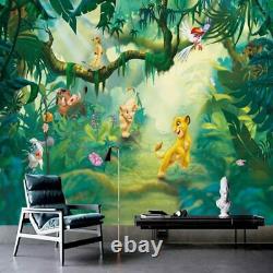 3D Disney Lion King Simba Wall Mural Wallpaper Living Room Kids Bedroom Nursery