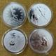 4x 1oz Silver Niue 999 Disney Lion King Scrooge Duc Pac-man The Flash 2018-22