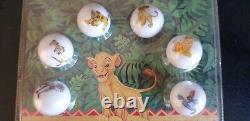 6 DISNEY THE LION KING KING MARBLE CAPS MARBLES MARBLES MARBLES MARBLES BALL Series 2 FRANCE Simba