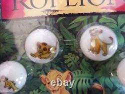 6 DISNEY THE LION KING KING MARBLE CAPS MARBLES MARBLES MARBLES MARBLES BALL Series 2 FRANCE Simba