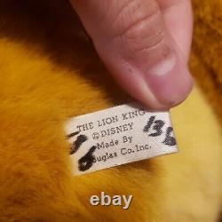 60 Vintage 1994 Disney Douglas The Lion King Simba Stuffed Animal Plush