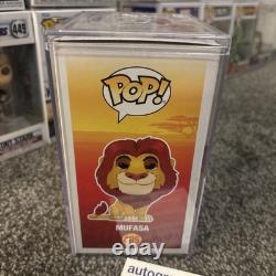 Aaron Pierre Signed Mufasa Lion King Funko Pop Autograph coa