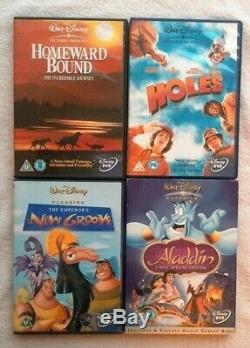 Aladdin Coco Beauty & Beast Toy Story Trilogy Lion King 108 DVD Disney Bundle R2