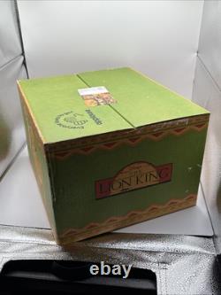 Applause 1990's Disney Lion King Gift Set PVC Figures Mufasa, Plushie Straws Mug