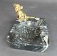 Aschenbecher Marmor Löwe Disney Löhner Bronze Jugendstil Art Deko Lion King Top