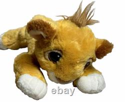 Authentic 1993 Disney Mattel The Lion King Baby Simba Stuffed Animal Plush Vtg