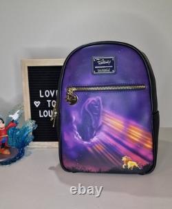 BNWT Loungefly Disney The Lion King Mufasa, Remember Who You Are Scene Backpack