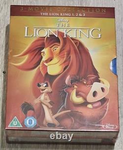 Blu-ray Disney Lion King Trilogy 3 Movie Collection (Box Set) Animated New