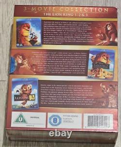 Blu-ray Disney Lion King Trilogy 3 Movie Collection (Box Set) Animated New