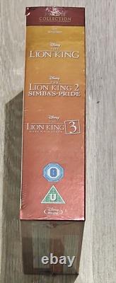 Blu-ray Disney Lion King Trilogy 3 Movie Collection (Box Set) Animated New